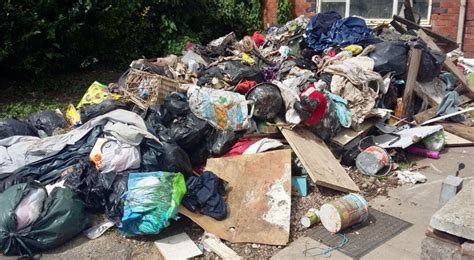 Fly Tippers Leave Disgusting Mess Outside Walsall Home Express And Star