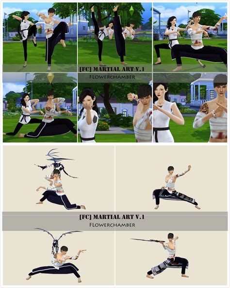 My New Pose Set Martial Art V1 In Cas And Ingame Version Click