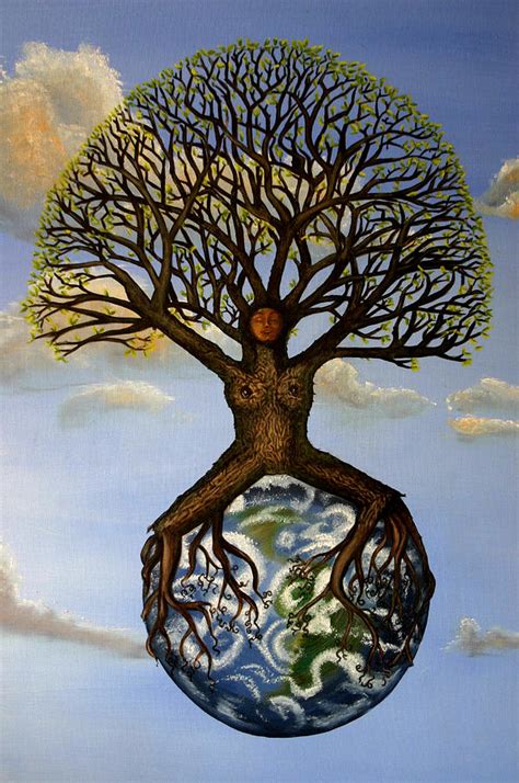 Mother Nature Mother Earth Painting By Shawna Dockery Pixels