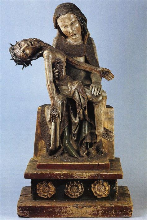 the röttgen pietà a 14th century german sculpture that showcases gothic art at the time in the