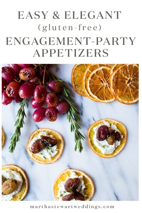 These 10 inexpensive appetizers are perfect for a party, especially during the rushed holiday season. Easy and Elegant (Gluten-Free!) Engagement-Party ...
