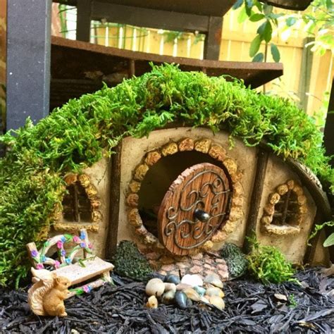 Hobbit House For Miniature Garden Fairy Garden Etsy Miniature