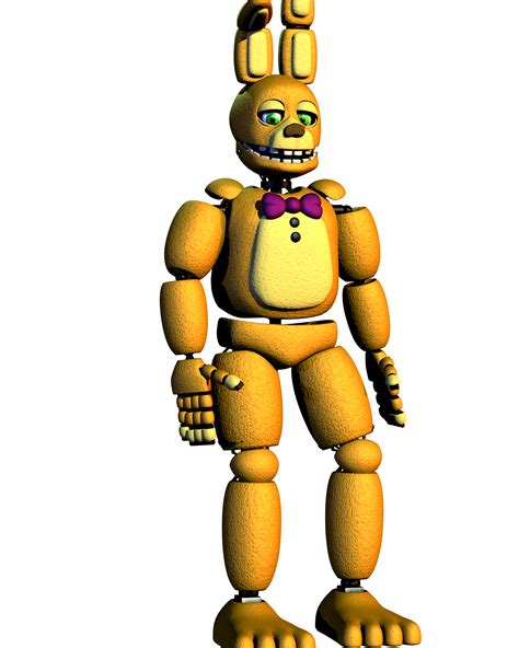 Made This Render Of Springbonnie If He Was In The Fnaf 4 Extras Menu