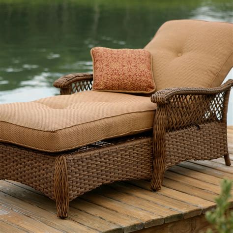 Outdoor Patio Chaise Lounge Chairs Salem Multi Brown 4 Piece Wicker