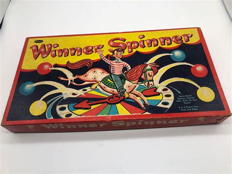 Vintage Winner Spinner Board Game 1953 By Whitman Publishing Ebay