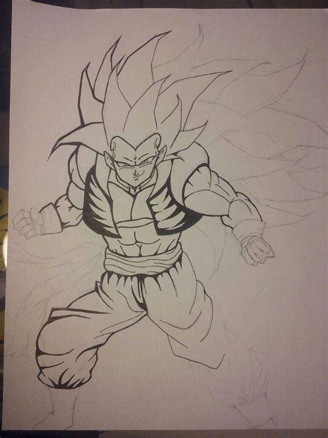 Today we are showcasing some mesmerizing pencil drawings that will take your heart away. Super Saiyan 3 Adult Gotenks Drawing | DragonBallZ Amino