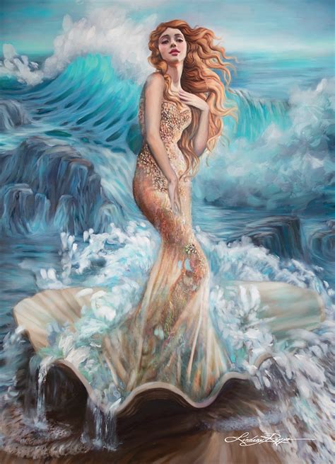 Esta Extraordinaria Artista Pinta El Mar Como Si Fuera Una Hermosa Mujer Arte De Sirenas