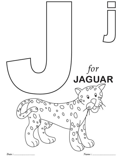 Printables Alphabet J Coloring Sheets | Download Free Printables