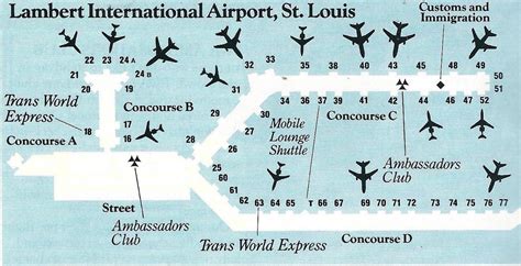 Lambert St Louis International Airport Parking Map