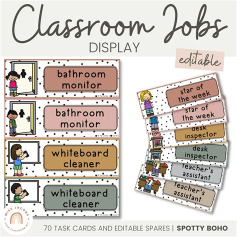 Classroom Jobs Display Artofit