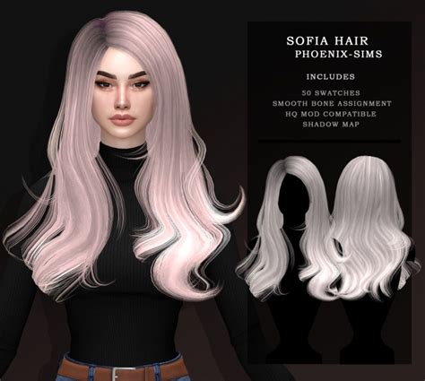 Sofia Hair At Phoenix Sims Sims 4 Updates
