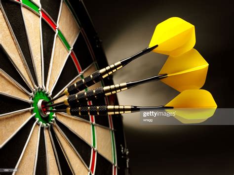 Dartboard And Darts High Res Stock Photo Getty Images