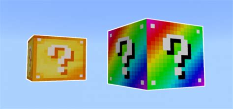 Rainbow Lucky Blocks Minecraft Pe Addon