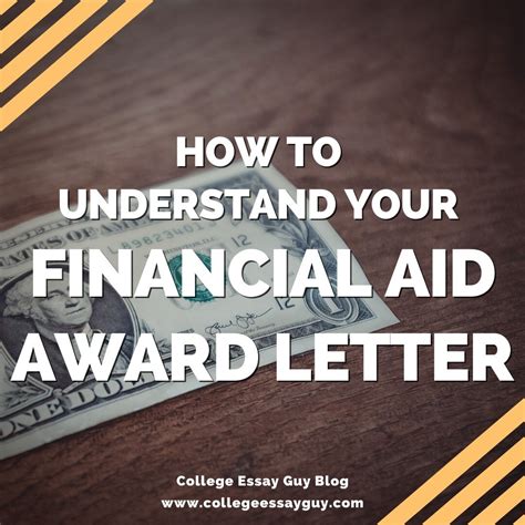How To Understand Your Financial Aid Award Letter 2023