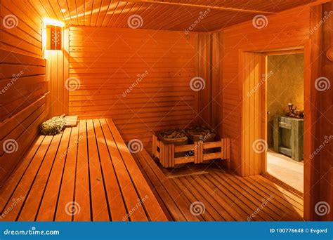 Typical Finnish Sauna Stock Photo Image Of Typical 100776648