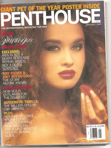 Penthouse January 1994 Sasha Vinni Cover And Poster Pet Of The Month