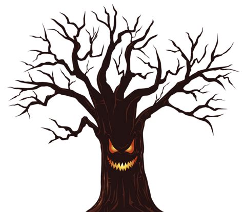 20 Spooky Halloween Tree Drawing Customs Hallowen