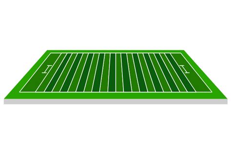 Football Field Diagram Horizontal Colored Football Field Horizontal