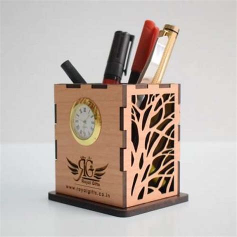 Pen Stand Customized Wooden Pen Stand Royal Ts