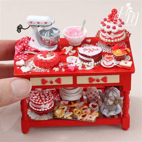 Happy Valentines Day Paris Miniatures Miniature Bakery Miniature