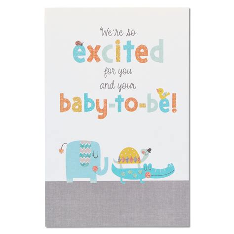 American Greetings Happy Shower Baby Shower Congratulations Card With