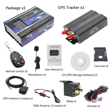Gps Sms Gprs Vehicle Motor Car Truck Auto Tracking Device System Gps