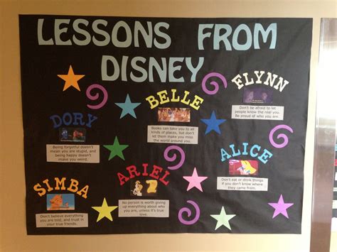 Lessons From Disney Bulletin Board Disney Bulletin Boards