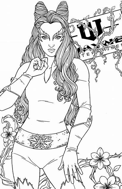 Ivy Poison Coloring Uma Pages Thurman Jamiefayx