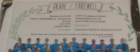 Grade 7 Farewell