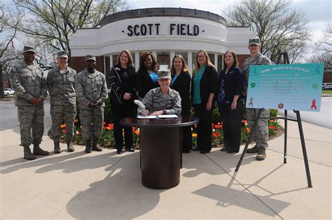 Scott Combines Violence Prevention Awareness Activities Scott Air Force Base News