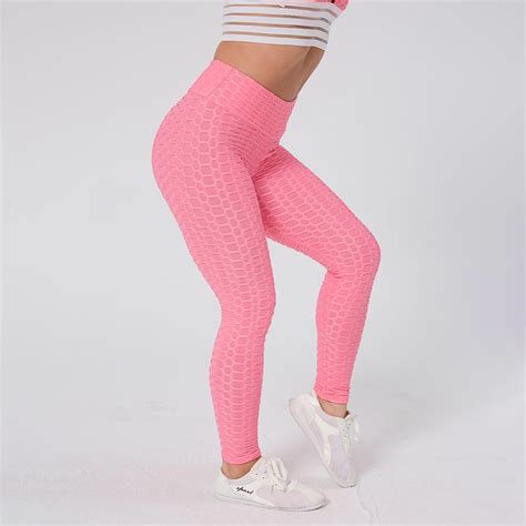 Cheap Salspor Women Push Up Leggings Sexy High Waist Elastic Trousers Fitness Workout Jeggings