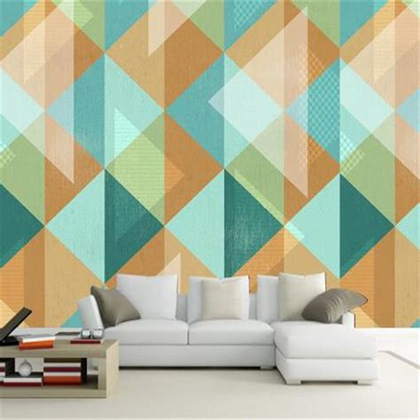 Geometric Wallpaper Abstract Modern Large Pattern Wallpaper Geometric