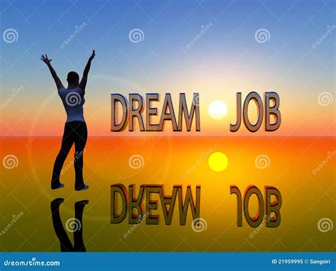 Dream job stock illustration. Illustration of acceptance - 21959995