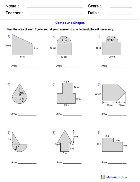 Math worksheets make learning engaging for your blossoming mathematician. Geometry Worksheets | Area and Perimeter Worksheets