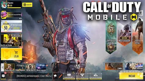 Novo Passe De Batalha Call Of Duty Mobile Terceira Temporada Youtube