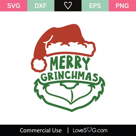 Merry Grinchmas SVG Cut File - Lovesvg.com