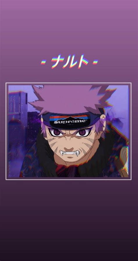 Purple Aesthetic Wallpaper Anime Naruto