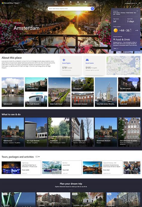 Bing Launches Travel Oriented Results Pages And A Trip Planning Hub