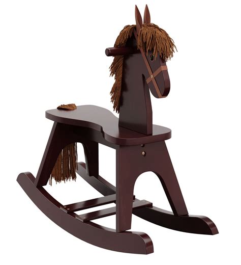 Storkcraft Wooden Rocking Horse Primrose Pink Kids Rocking Horse Chair