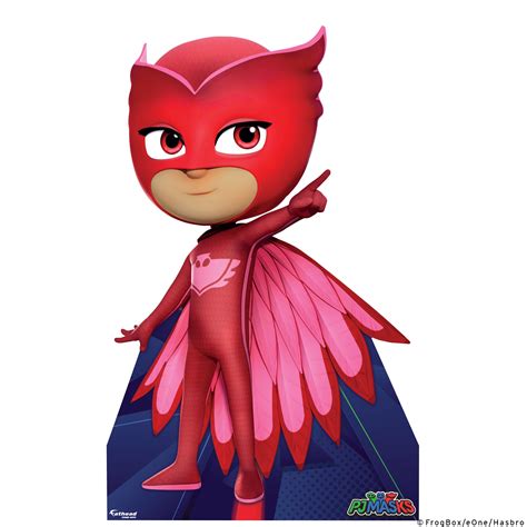 Pj Masks Owlette Life Size Foam Core Cutout Officially Licensed Has