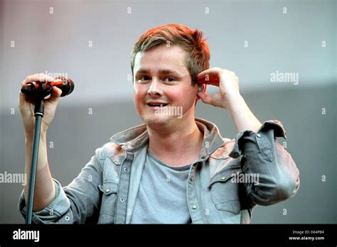Singer Tom Chaplin Of British Rock Band Keane Performs On The First