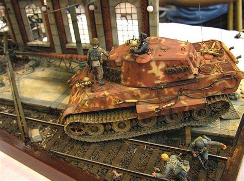 King Tiger 135 Scale Model Diorama Scale Models Military Diorama