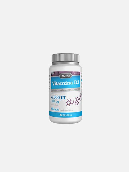Alpha Vitamina D3 60 Cápsulas Bio Hera