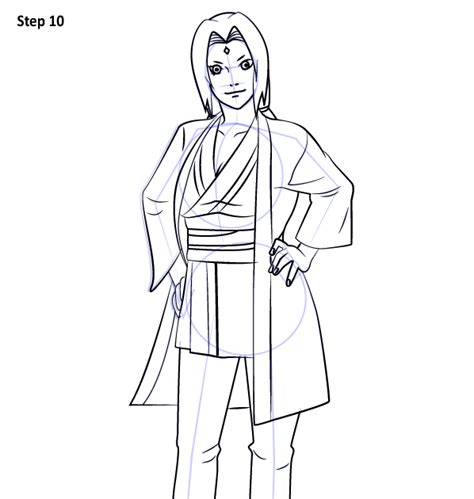 Anime Things To Draw Naruto Learn How To Draw Tsunade From Naruto