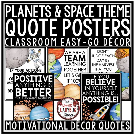 Planets And Space Theme Back To School Bulletin Board Motivational