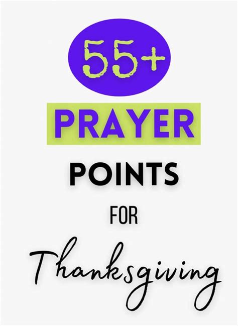 62 Prayer Points For Thanksgiving Scriptures Adorned Heart