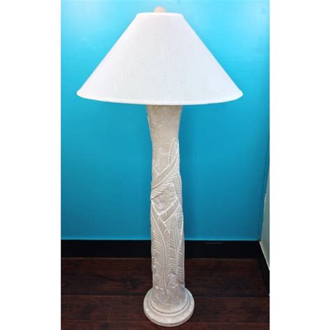 Vintage Sunset Lamp Corp Tropical Banana Leaf Floor Lamp Chairish