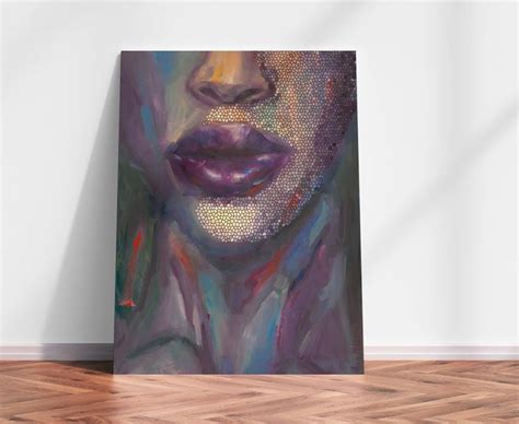 African American Wall Art Canvas Prints Empowered Black Woman Etsy