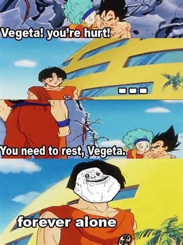 Dragon ball z memes can make any day better! Poor Yamcha is Forever Alone | Dbz memes, Dragon ball ...