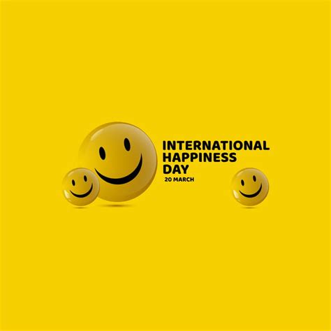 International Happy Day Vector Design Images International Happiness